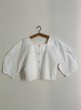 Load image into Gallery viewer, Made to Order: Sweet Puff Blouse - White
