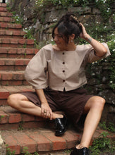 Load image into Gallery viewer, Made to Order: Sweet Puff Blouse - Sand
