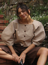 Load image into Gallery viewer, Made to Order: Sweet Puff Blouse - Sand
