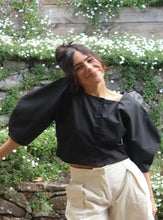 Load image into Gallery viewer, Made to Order: Sweet Puff Blouse - Black
