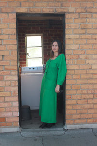 Made to Order: Sweet Puff Dress - Pea Green