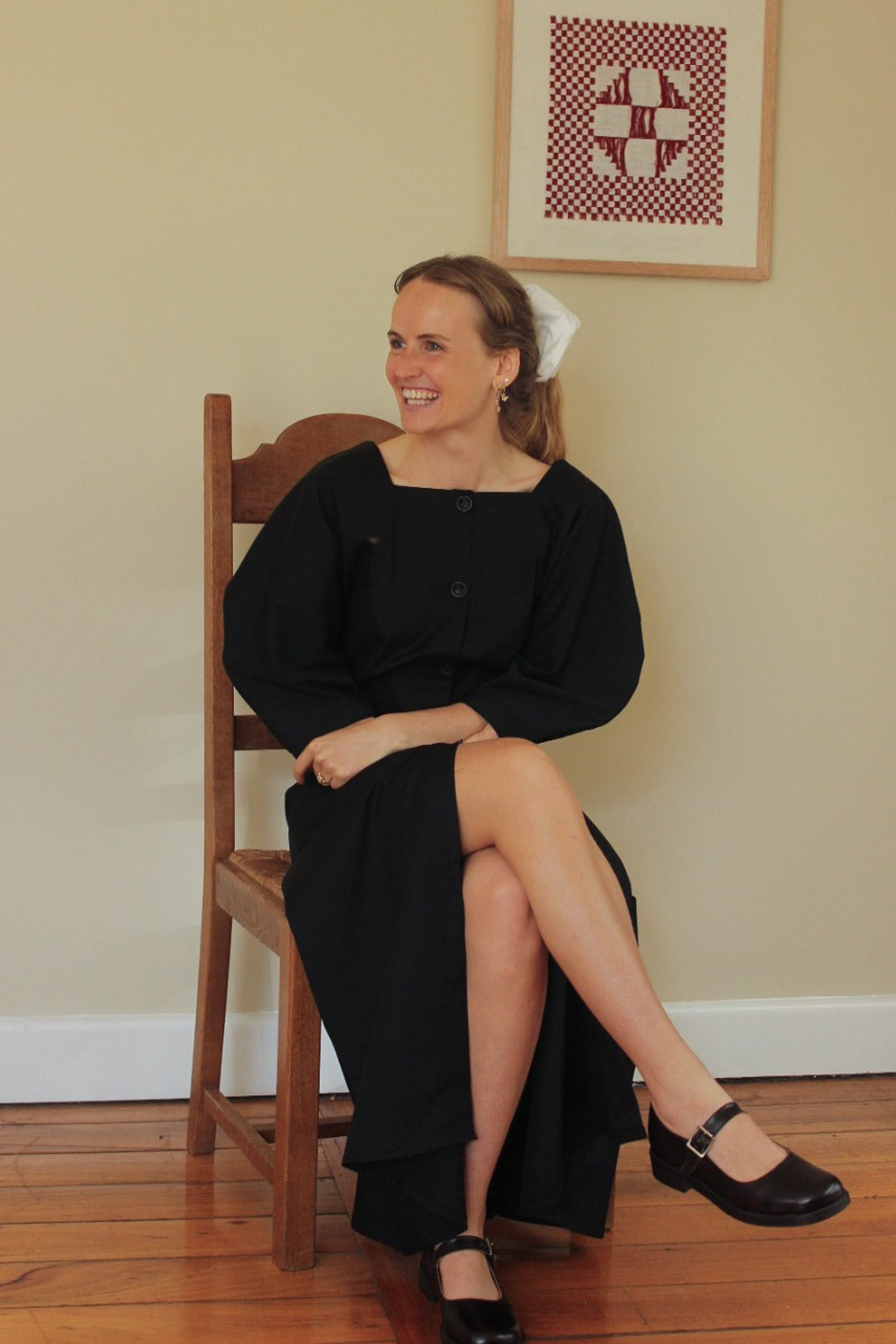 Made to order: Sweet Puff Dress - Black