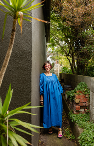 Made to Order: The Frilly Smock - Cobalt